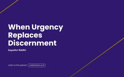 When Urgency Replaces Discernment